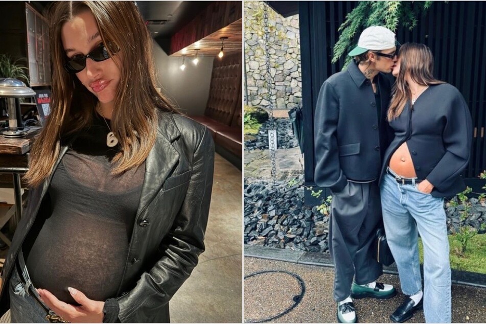 Justin Bieber drops sweets pics of Hailey's baby bump: "Mom and Dad"