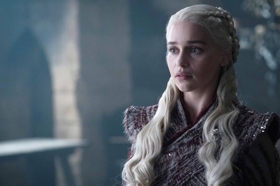 Emilia Clarke as Daenerys Targaryen in Game of Thrones. The prequel, House of Dragon will focus on her lineage.