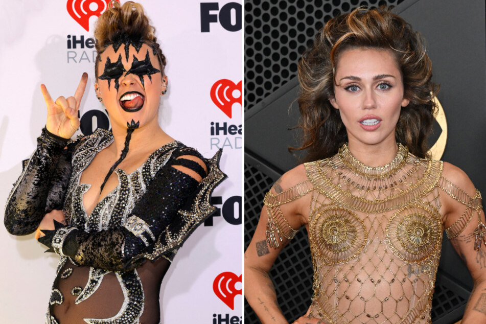 JoJo Siwa's (l.) new song Karma is causing Miley Cyrus fans to put on their detective hats!