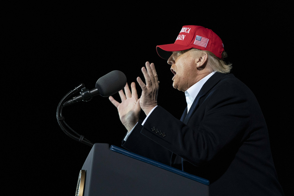 Ex-president Donald Trump downplayed the significance of the virus at the start of the pandemic.