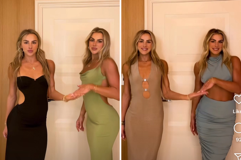 Cavinder twins take Super Bowl weekend by storm with hot fashion