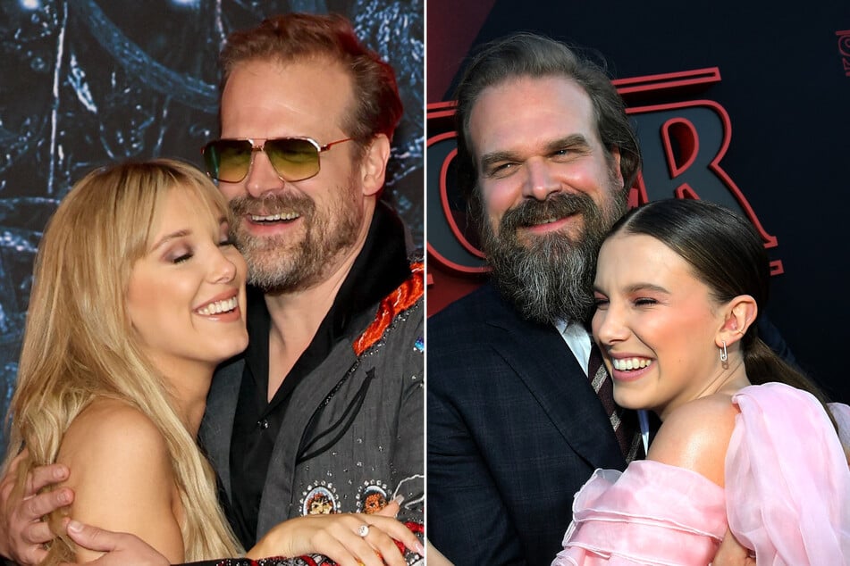 David Harbour plays the adoptive father of Millie Bobby Brown's character in Netflix's Stranger Things.