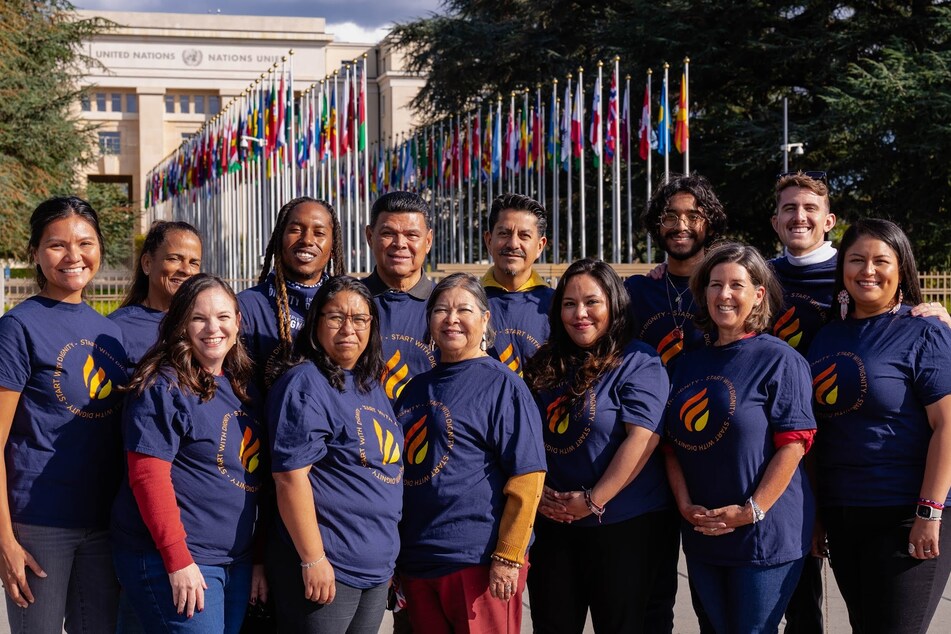 Social justice advocates fight for "right to be alive" in protest outside US Mission in Geneva