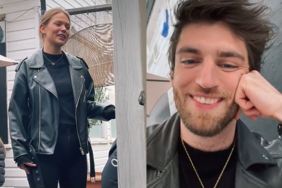 Man's jaw drops when he meets not only his date – but also 16 other men