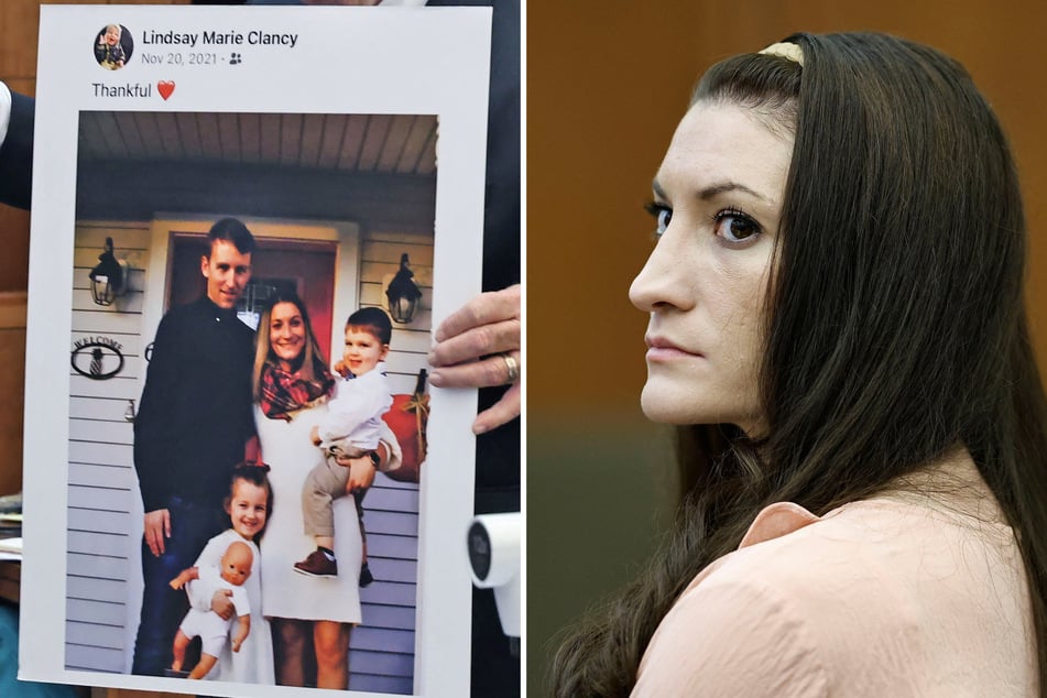 Lindsay Clancy (r) went on trial for the murders of her three children between August and September, but it ended without a verdict. Now, her ex-husband Patrick is speaking out.