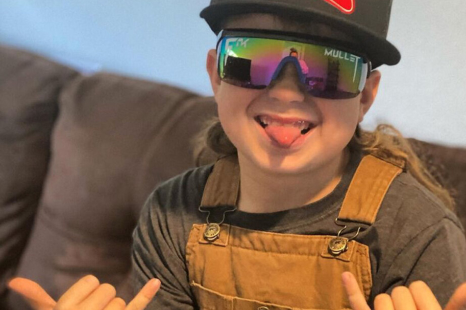 Business in the front, party in the back: Texas third-grader wins national mullet contest