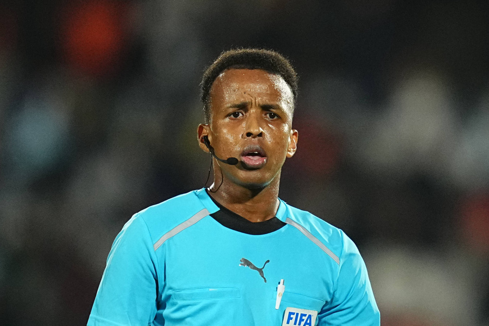 Omar Artan looks on during the Africa Cup Of Nations match between Gabon and Ivory Coast at Marrakesh Stadium in Morocco on December 31, 2025.