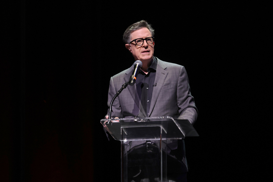 On the eve of Christmas, President Donald Trump has unleashed a fresh blast of vitriol at late-night comedy talk shows, saying comedian Stephen Colbert (pictured) is a "pathetic trainwreck" who should be "put to sleep."