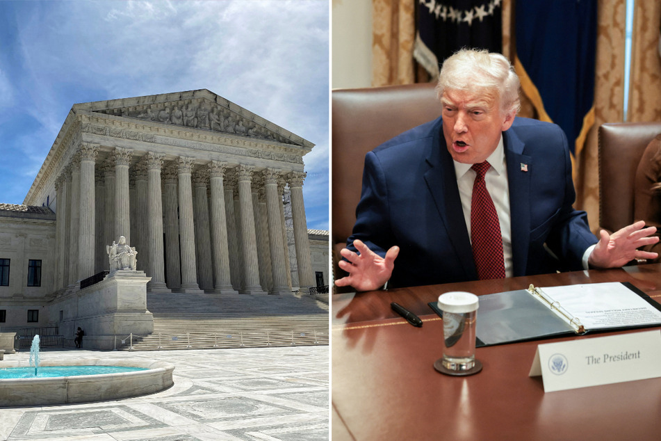 Trump pivots to national security in desperate attempt to sway Supreme Court on tariffs: "Biggest threat in history"
