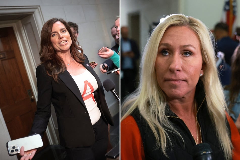 Congresswoman Marjorie Taylor Greene slammed fellow Rep. Nancy Mace for her "disgusting" reason for not supporting Steve Scalise as the new House speaker.