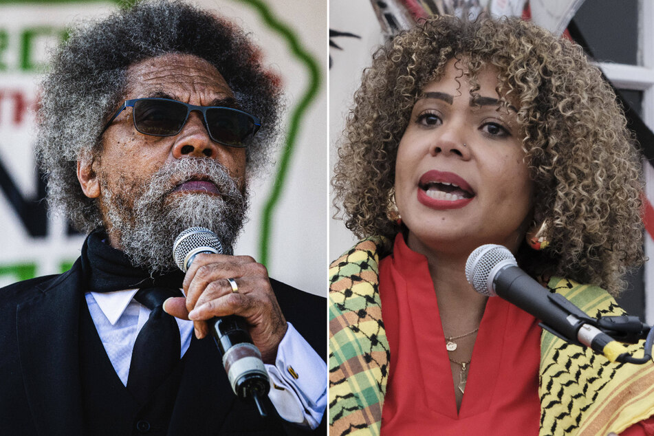 The presidential campaigns of Dr. Cornel West (l.) and Claudia De la Cruz (r.) have announced an agreement to collaborate in certain states ahead of the 2024 election.