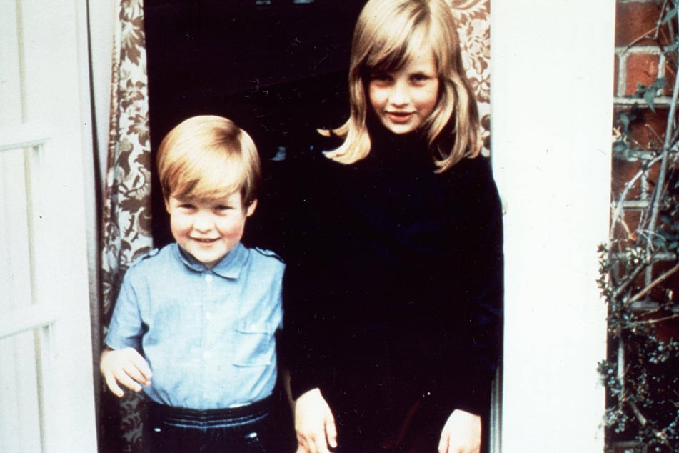 Charles Spencer (l) is three years younger than his late sister, Diana.