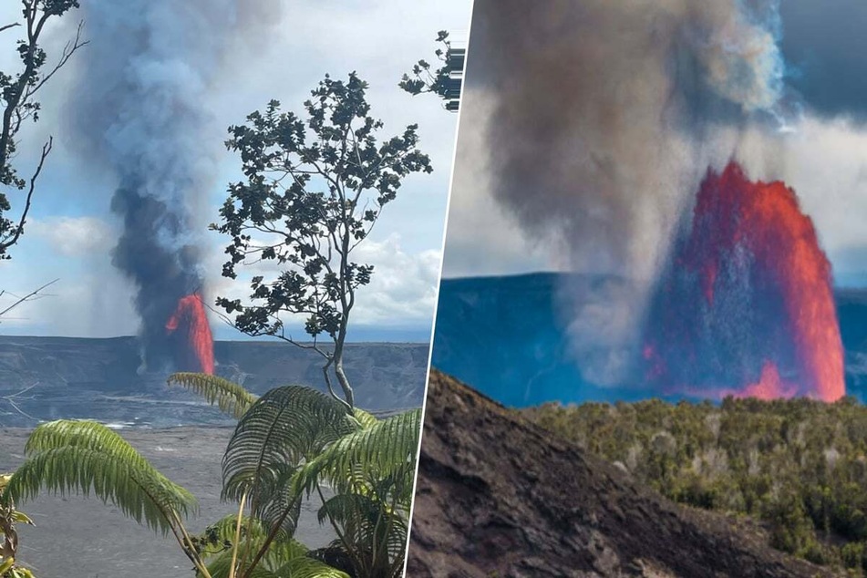 The Kilauea volcano in the Hawaiian National Park has been active for months.