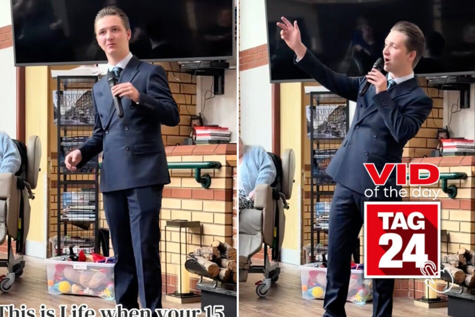 Viral Video of the Day for May 27, 2026: Teen's voice transports viewers back to the Sinatra era