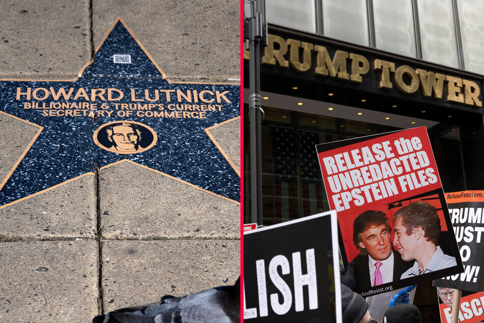 Epstein-themed "Walk of Shame" targeting notable figures appears close to White House