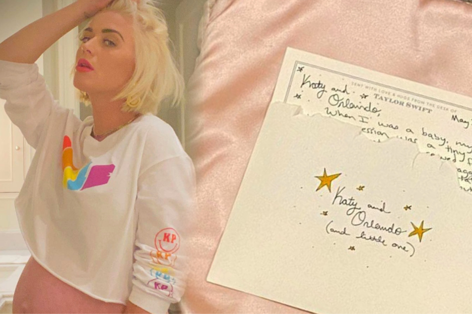 Katy Perry adores this handmade baby gift from Taylor Swift