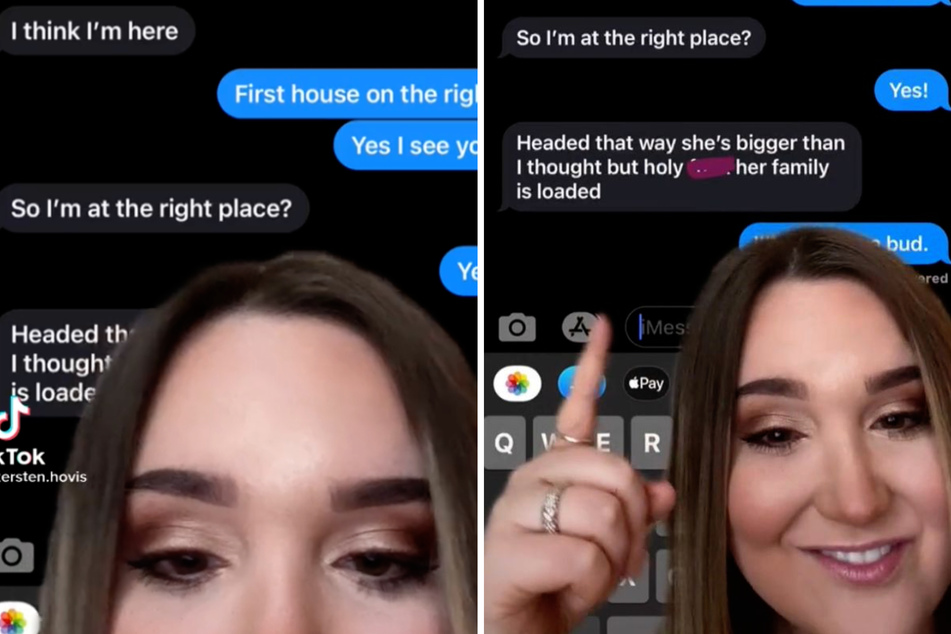 During their date, he sent a mean message to the wrong number
