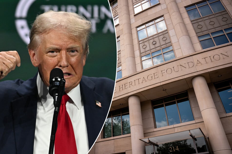 The executive behind a radical governing blueprint for Donald Trump's second term in office stepped down Tuesday, prompting a statement from the Republican presidential candidate's campaign welcoming the project's "demise."