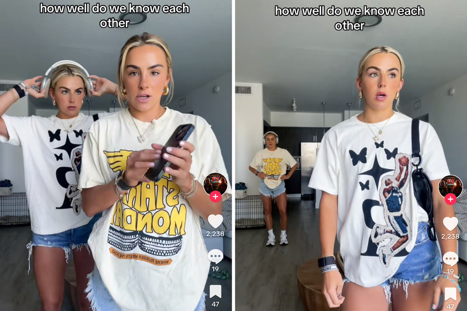 Cavinder twins put their bond to the test in viral TikTok challenge!