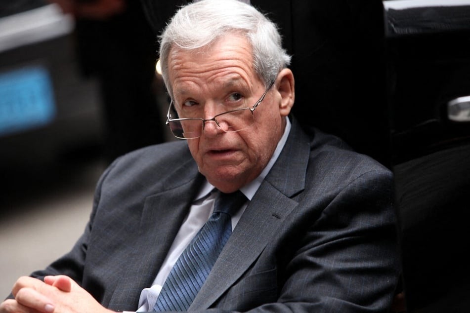 Former House Speaker Dennis Hastert leaves the Dirksen Federal Courthouse in a wheelchair after his sentencing on April 27, 2016, in Chicago, Illinois. Hastert died at the age of 84 at home while under hospice care.