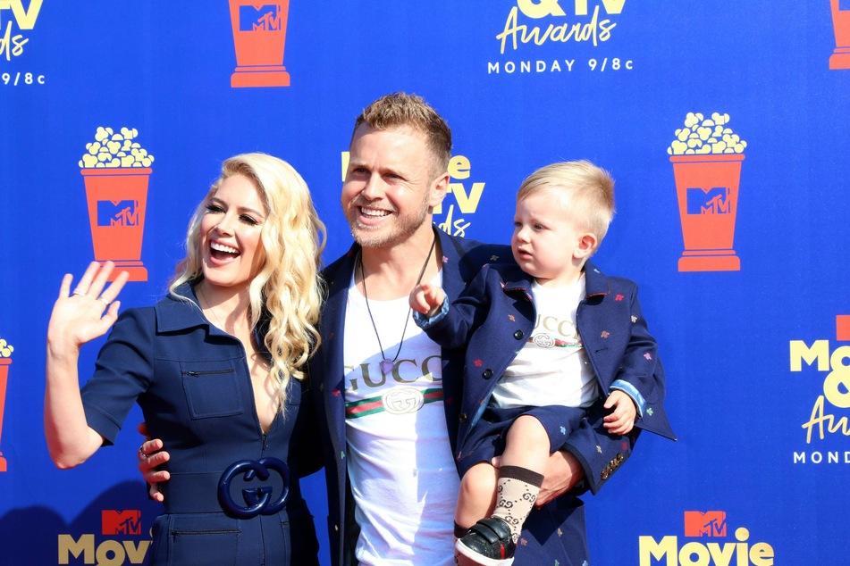 Spencer Pratt with his wife, Heidi Montag, and son Gunner at the 2019 MTV Movie & TV Awards (archive image).