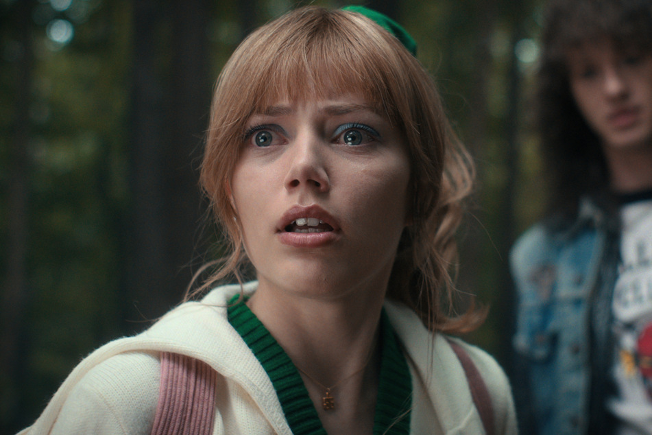 Grace Van Dien stars as cheerleader Chrissy Cunningham in Stranger Things.