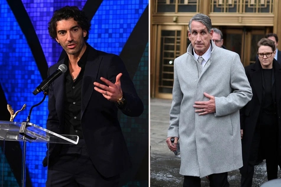 Bryan Freedman (r.), who is currently representing Justin Baldoni (l.) in the explosive It Ends With Us legal battle, is mentioned in the case.