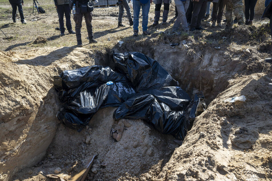 As many as 340 bodies have been recovered in Bucha.