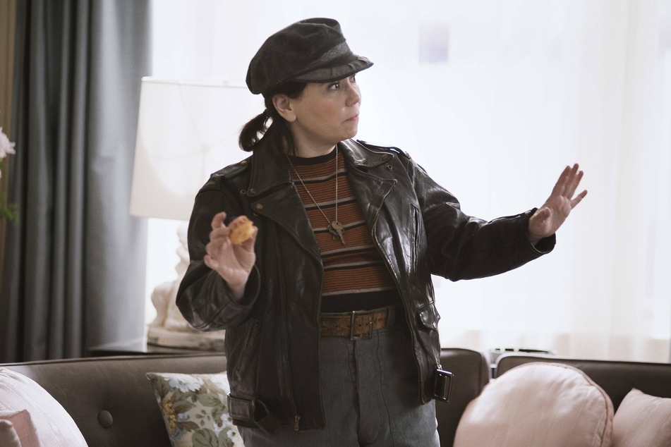 Who knows: maybe episode seven will start with Susie, played by Alex Borstein (pictured), cleaning up a big mess for both Sophie and Midge.