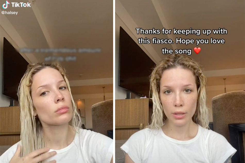 Halsey details winning the "f**k s**t" battle with label in new TikTok