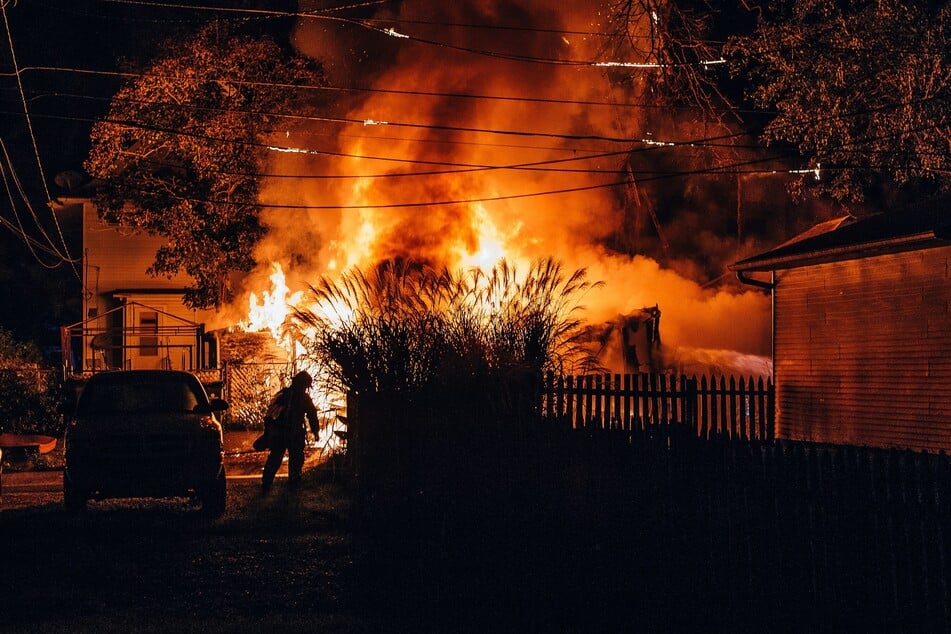 More than 200,000 acres were burning across the northwestern state during a record fourth consecutive year of statewide drought (Stock image.)