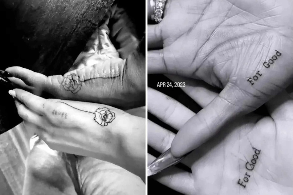 Ariana Grande and Cynthia Erivo honored their upcoming blockbuster movie musical Wicked with multiple matching tattoos!
