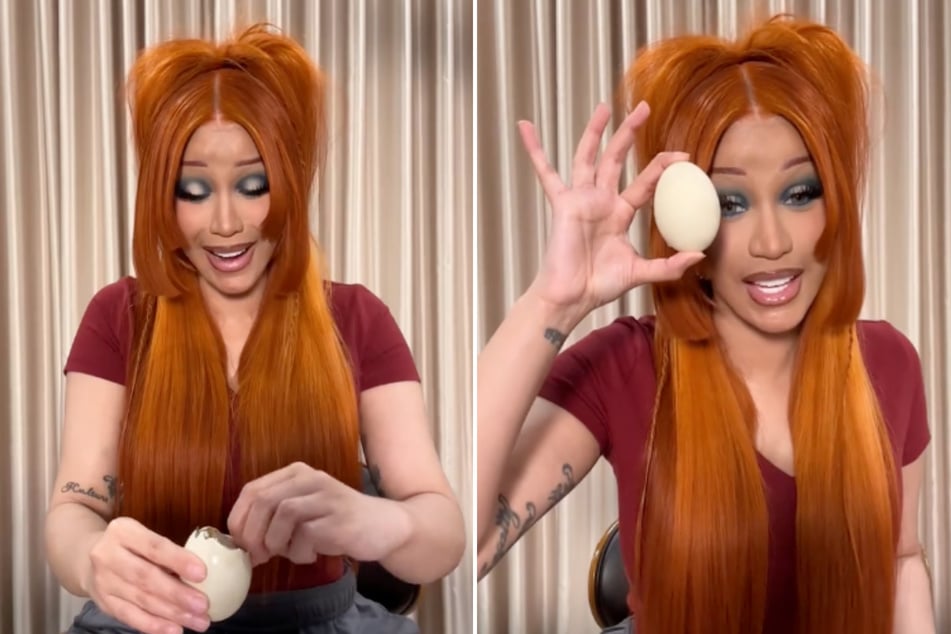 Cardi B tried a Balut egg and wows TikTok.