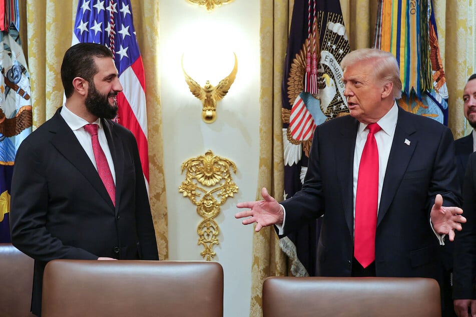 Syria's President Ahmed al-Sharaa meets Trump at the White House for talks after being removed from terror list