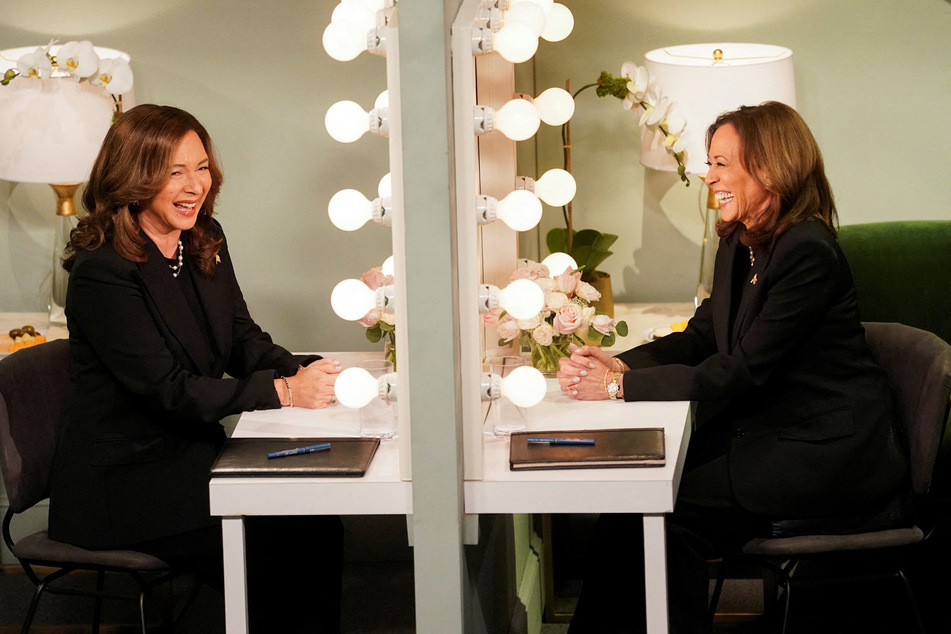 Maya Rudolph (l.) and Kamala Harris appeared together in the cold open for the last Saturday Night Live episode before the 2024 election.