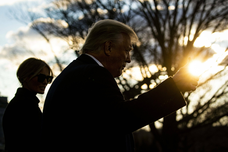 Donald Trump left the White House early in the morning and flew to his Mar-a-Lago resort rather than attend Biden's swearing-in.