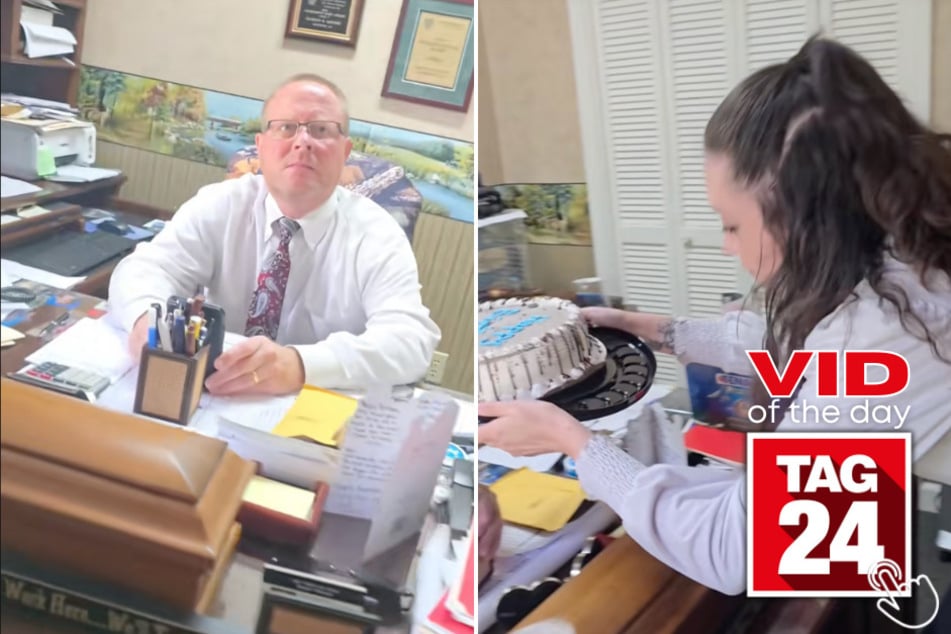 This boss's birthday surprise went hilariously wrong!