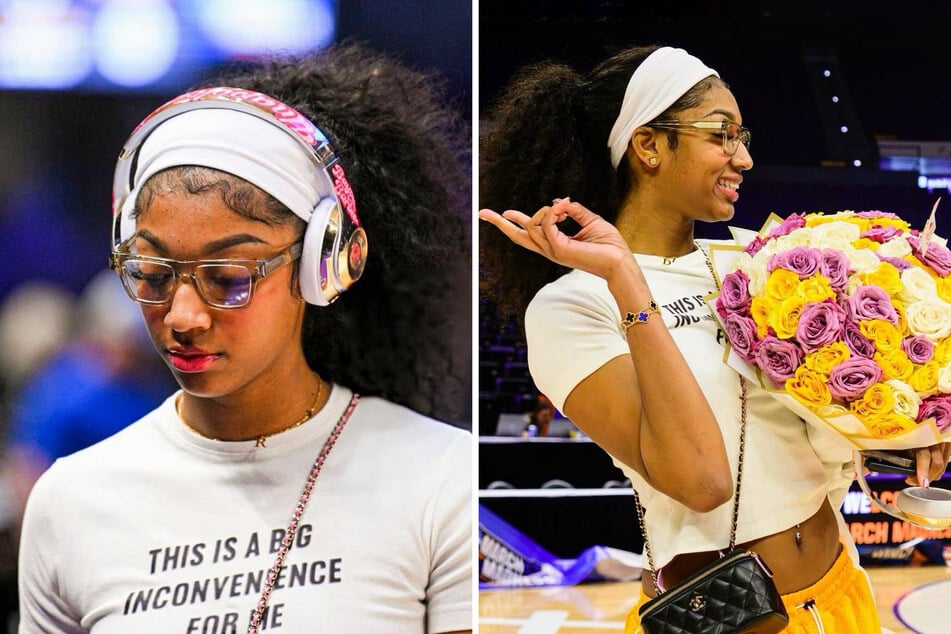 Amid the whirlwind of March Madness, LSU hooper Angel Reese is soaking up every moment with pure joy!