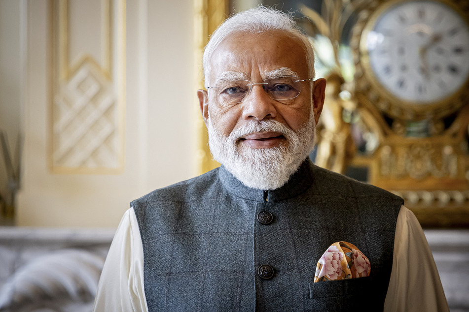 The rift came after Indian Prime Minister Narendra Modi (pictured) refused to credit Trump with ending a short war a year ago between India and Pakistan.