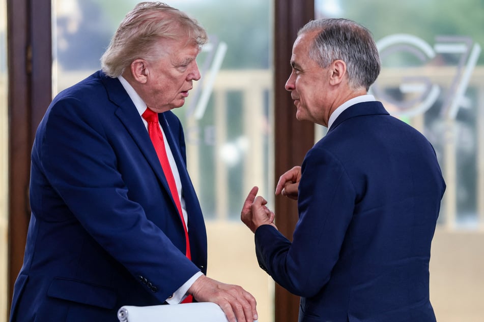 Carney (r) has insisted Canada's relationship with the US has been forever changed amid Trump's second term.