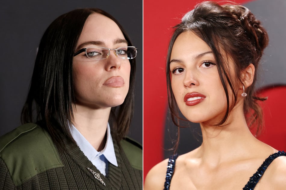 Singers Billie Eilish (l.) and Olivia Rodrigo both condemned ICE after the latest deadly shooting in Minneapolis.