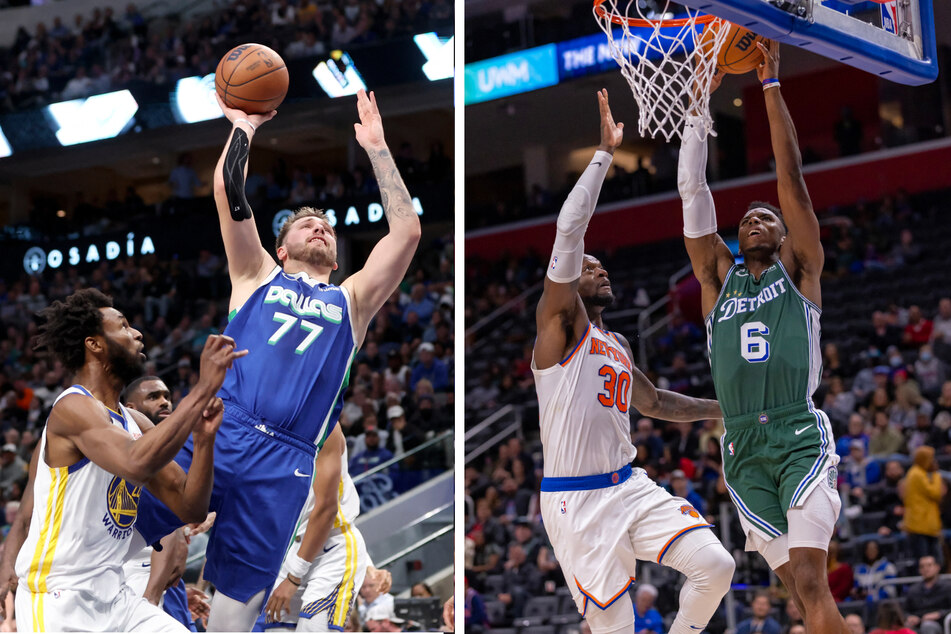 NBA roundup: Doncic takes down Warriors with triple-double, Clippers come back to win