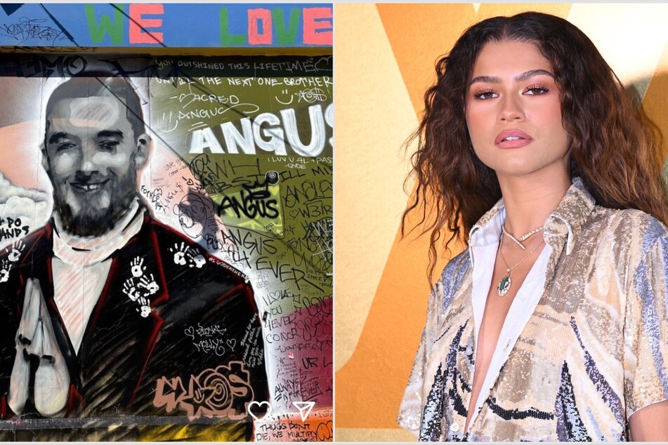 Zendaya honors Angus Cloud with post of heartbreaking mural
