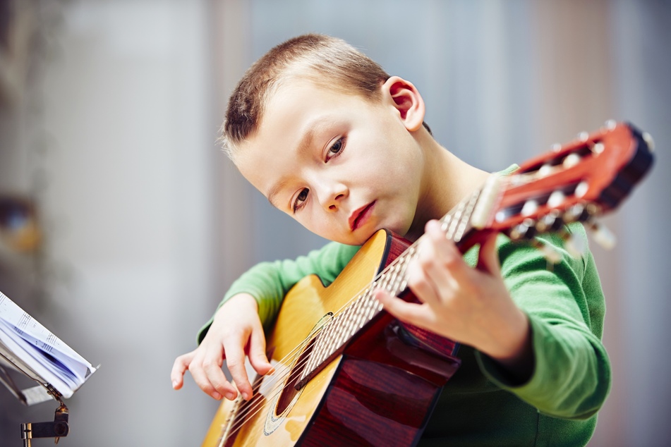 The study findings provided some of the first evidence that playing an instrument is associated with small, but detectable, cognitive benefits over a lifetime (stock image).