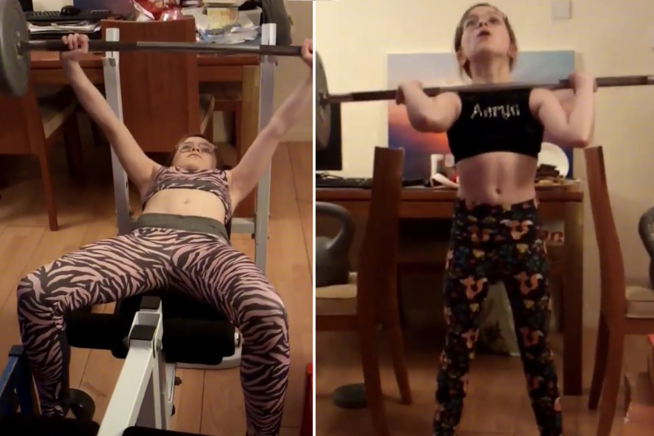 Amazing 10-year-old weightlifter has sights on opening her own gym