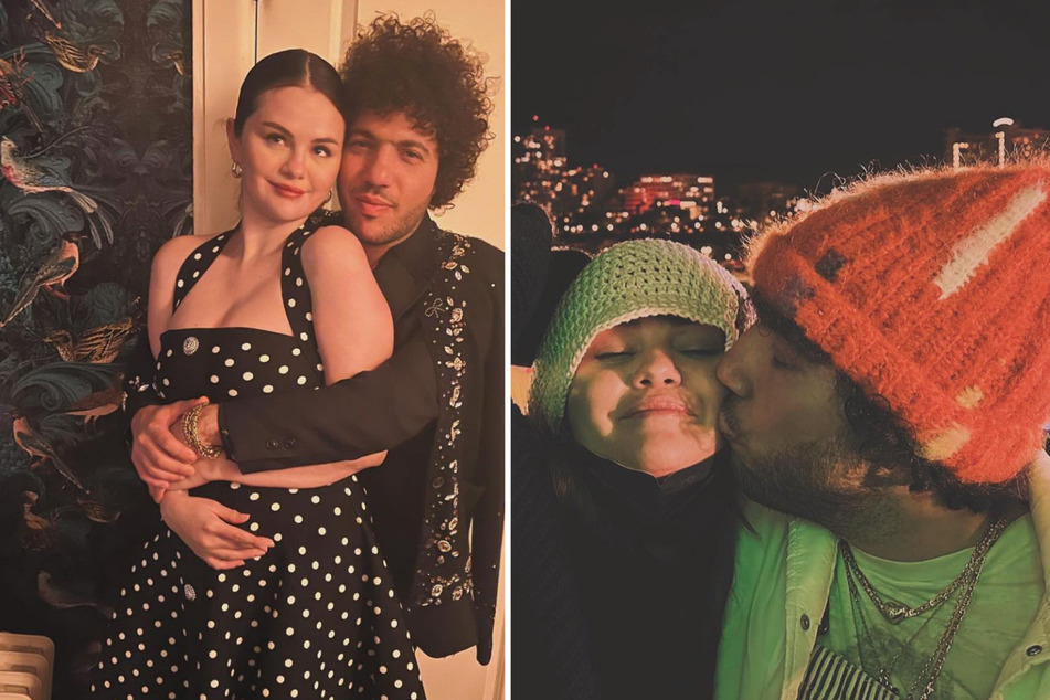Selena Gomez's (l.) boyfriend, Benny Blanco, revealed the two have been discussing starting a family.