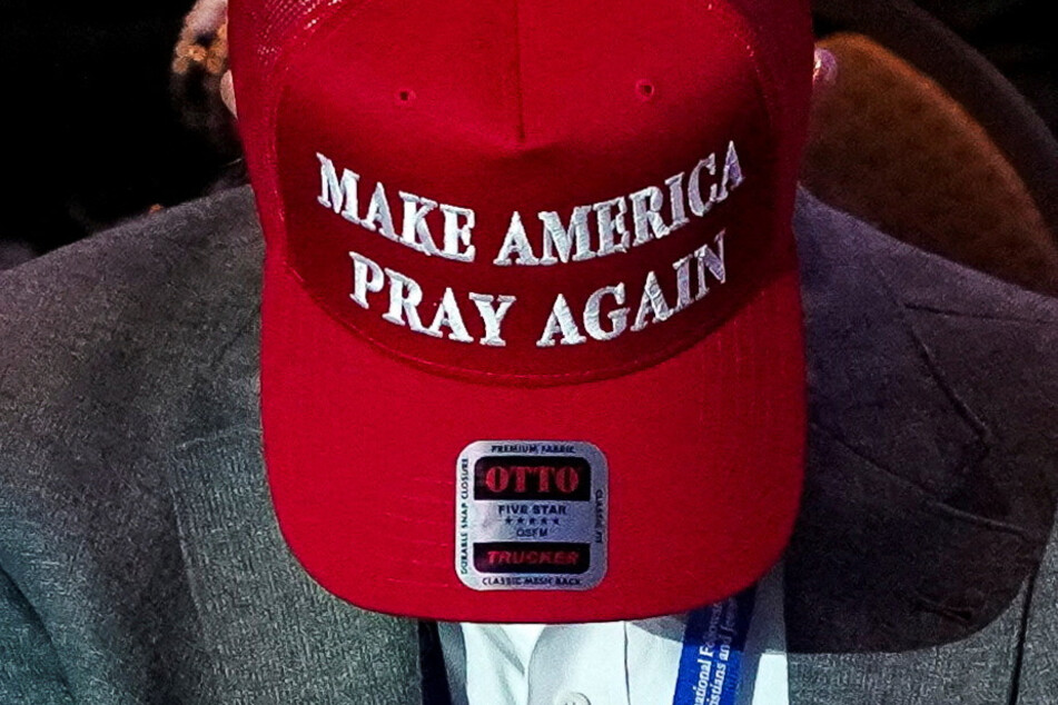 Trump has been ramping up the religious rhetoric in a bid to secure the vote of conservative Christian Evangelicals.