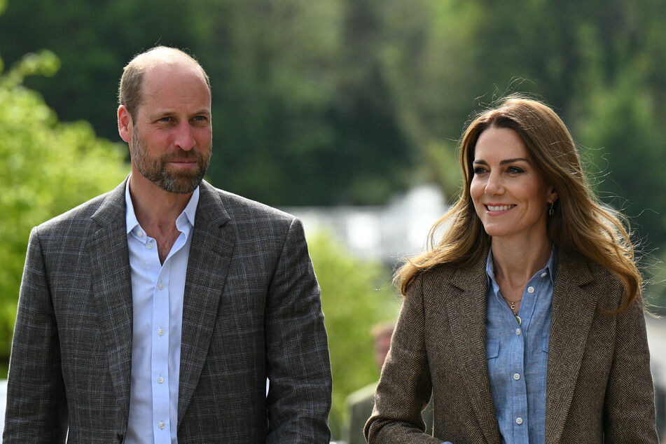 Prince William (l.) and Kate Middleton spent their wedding anniversary in the country where they met.