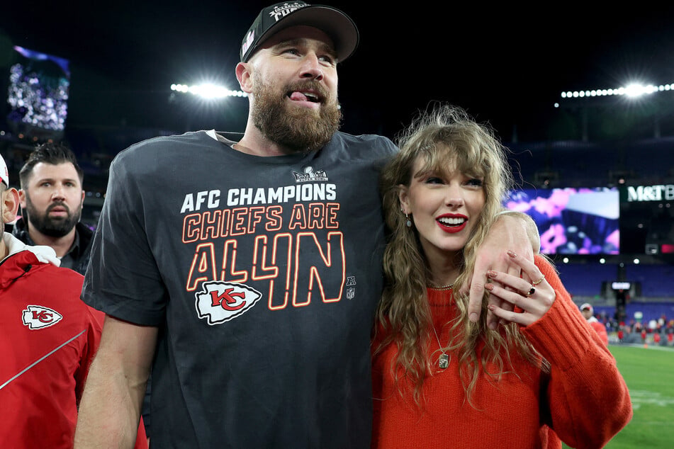 Taylor Swift and Travis Kelce (l) were spotted having a date night as newlyweds on Tuesday. Per a new report, insiders have revealed that the NFL star's Leawood home will now be their primary residence.