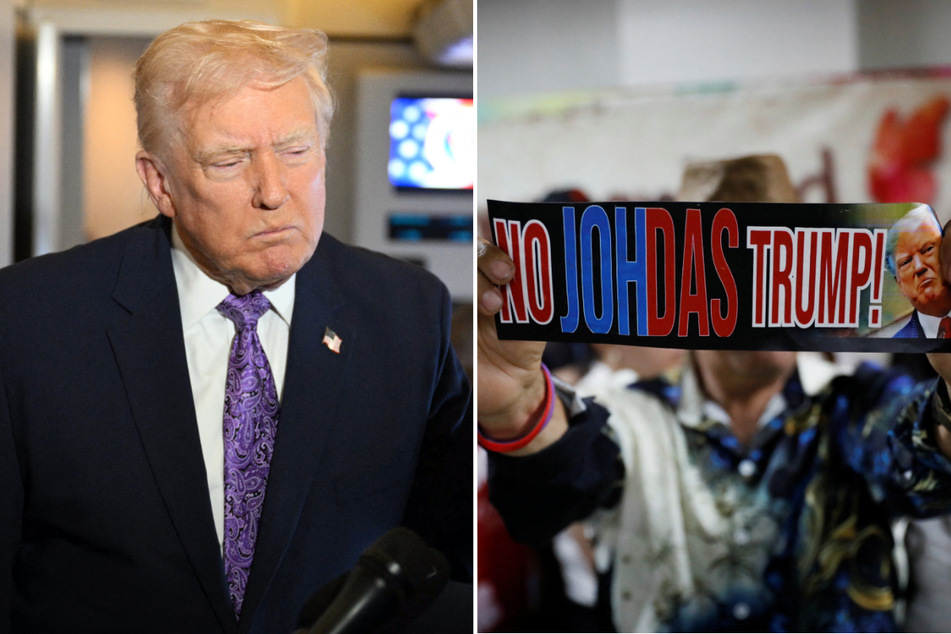 US President Donald Trump baselessly accused Honduran officials of trying to alter the results of the country's presidential election.